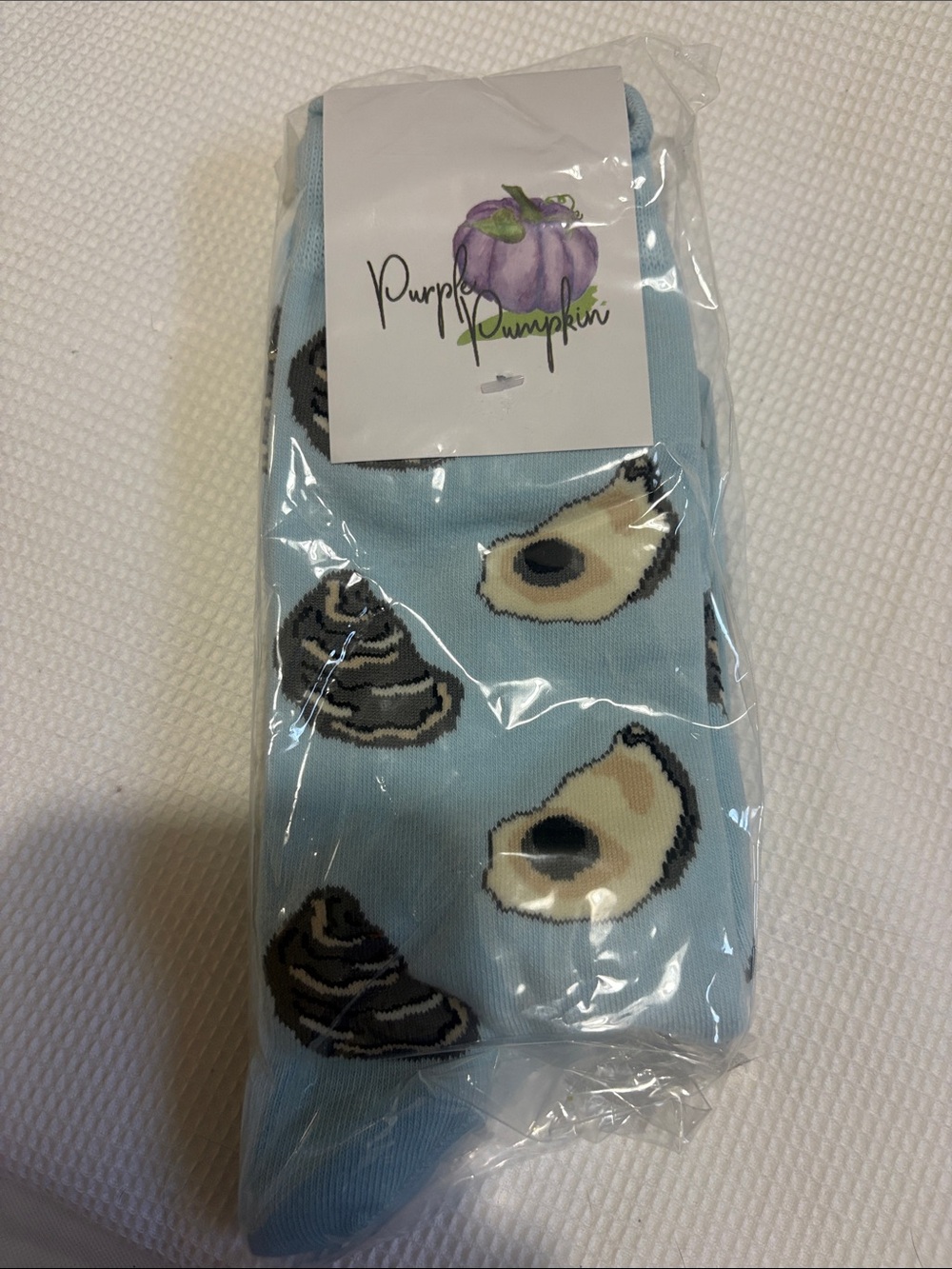 NWT Mens oyster print socks